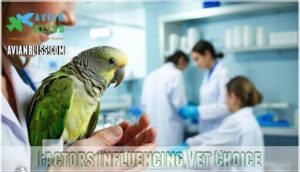 factors influencing vet choice