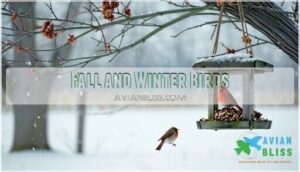 fall and winter birds