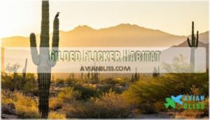 gilded flicker habitat