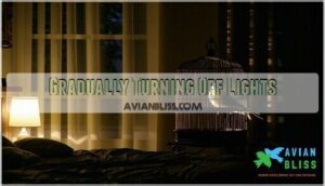 gradually turning off lights