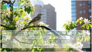 habitat and range expansion of the northern mockingbird