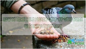 how to tame wild pigeon