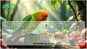 importance of beaks in the wild