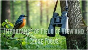 importance of field of view and close focus