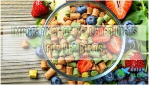 importance of pelleted diets for pet birds