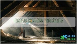 install bird gel and ramps