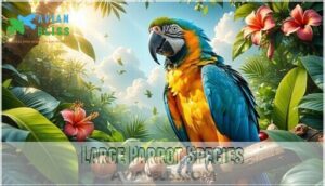 large parrot species