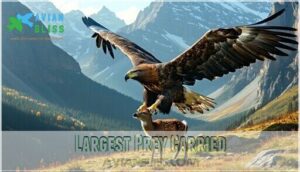 largest prey carried