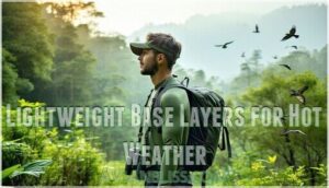 lightweight base layers for hot weather