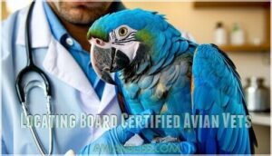 locating board certified avian vets