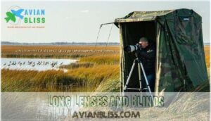 long lenses and blinds