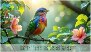 long term feather care