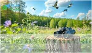 magnification capacity for bird watching