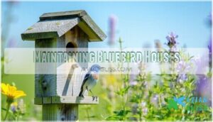 maintaining bluebird houses