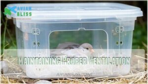 maintaining proper ventilation