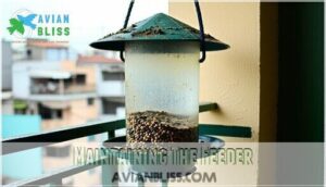 maintaining the feeder