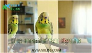 male budgie courtship behavior