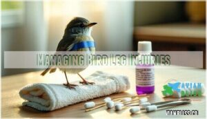 managing bird leg injuries