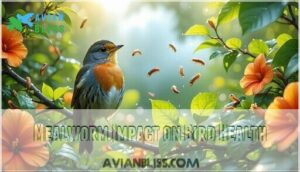 mealworm impact on bird health