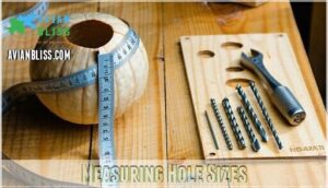 measuring hole sizes