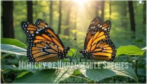 mimicry of unpalatable species