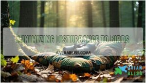 minimizing disturbance to birds