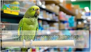 misrepresentation of bird age