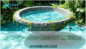 mold- and algae-resistant materials