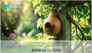 mounting birdhouse