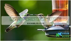 nectar concentration effects