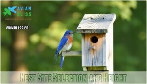 nest site selection and height