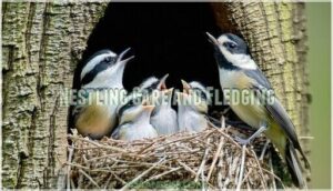nestling care and fledging