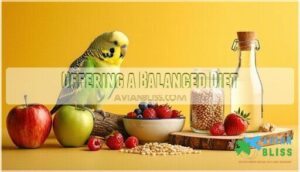offering a balanced diet offering a balanced diet