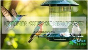 optimizing feeders for bird diversity