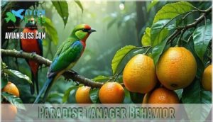 paradise tanager behavior paradise tanager behavior