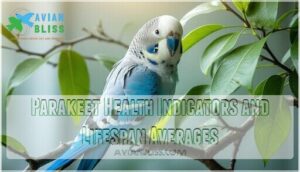 parakeet health indicators and lifespan averages