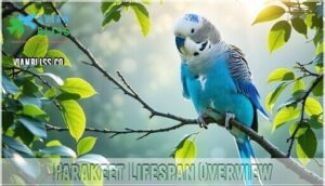 parakeet lifespan overview