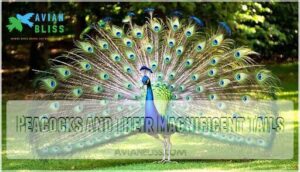 peacocks and their magnificent tails