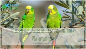 physical attributes and color variations