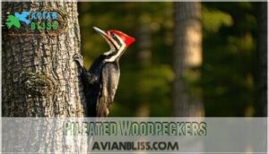pileated woodpeckers
