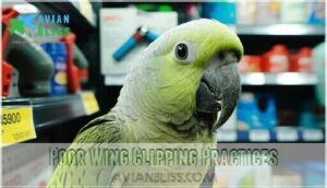 poor wing clipping practices