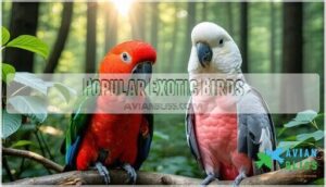 popular exotic birds popular exotic birds