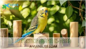 preventing budgie injuries