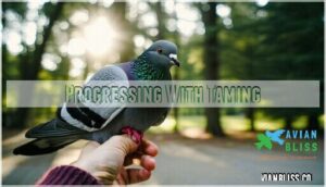 progressing with taming