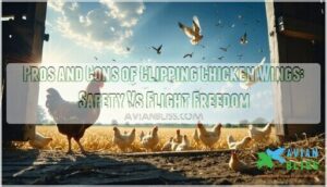 pros and cons of clipping chicken wings