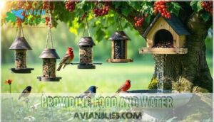 providing food and water