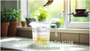 providing nectar solution providing nectar solution