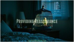 providing reassurance