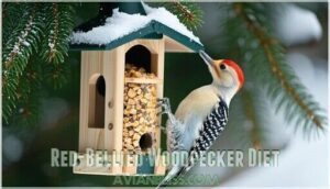 red-bellied woodpecker diet