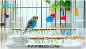 regular cleaning to prevent bacterial growth